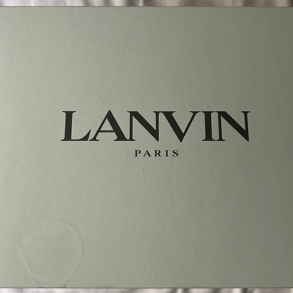 Lanvin Curb Leather Sneakers